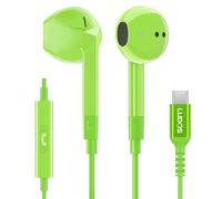 LUDOS FEROX Écouteurs USB C, Garantie 5 Ans, Ecouteurs USB Type-C Filaires | Casque avec Microphone, Compatible avec iPhone 17 16 15 Pro Max Plus Air iPad Pro Samsung Galaxy S25 S24 S23 S22 S21 S20