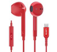 LUDOS FEROX Écouteurs USB C, Garantie 5 Ans, Ecouteurs USB Type-C Filaires | Casque avec Microphone, Compatible avec iPhone 17 16 15 Pro Max Plus Air iPad Pro Samsung Galaxy S25 S24 S23 S22 S21 S20