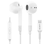 LUDOS FEROX Écouteurs USB C, Garantie 5 Ans, Ecouteurs USB Type-C Filaires | Casque avec Microphone, Compatible avec iPhone 17 16 15 Pro Max Plus Air iPad Pro Samsung Galaxy S25 S24 S23 S22 S21 S20