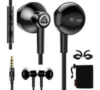 LUDOS SPECTA Ecouteurs Filaires, Écouteurs Intra-Auriculaire avec Microphone Universel pour des Appels HD, Graves Puissants, Son Dynamique, Casque pour Samsung, iPhone, Huawei, Xiaomi, Ordinateur