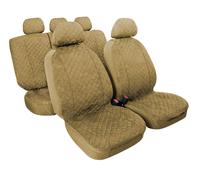 Ludovic Set Liners Coordonnées en Microfibre Beige 2 Avant 2 Arrière