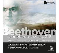 Beethoven : Symphonies Numéros 4 et 8 - Méhul : Symphonie Numéro 1 Ludwig Van Beethoven (Compositeur), Étienne-Nicolas Méhul (Compositeur), Luigi Cherubini (Compositeur), Bernhard Forck (Interprète), Akademie für Alte Musik Berlin (Interprète)