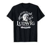 Ludwig Van Beethoven 1770 T-Shirt Graphique avec Valeur, Homme, Noir, S