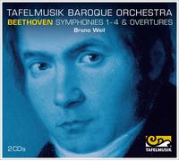 LUDWIG VAN BEETHOVEN Beethoven Symphonies 1 - 4 & Overtures (CD)