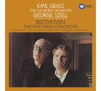 Beethoven : Concertos pour piano numéros 1 à 5 Ludwig Van Beethoven (Compositeur), Emil Gilels (Piano), George Szell (Chef d'orchestre), The Cleveland Orchestra (Interprète) https://www.fnac.com/a10265835/Ludwig-Van-Beethoven-Beethoven-Concertos-pour-piano-numeros-1-a-5-CD-album?oref=905daf6e-c1e7-1ceb-58de-a1a036377c8d
