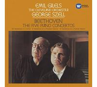Emil Gilels / George Szell & The Cleveland Orchestra – Beethoven : Concertos pour piano n°1-5 – CD