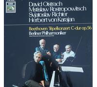 Ludwig van Beethoven - Berliner Philharmoniker , David Oistrach , Mstislav Rostropovich , Sviatoslav Richter , Herbert von Karajan - Tripelkonzert C-Dur Op.56 - Die Stimme Seines Herrn - 1C 065-02 042