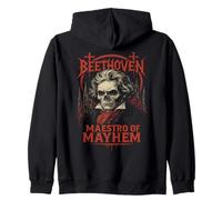 Ludwig Van Beethoven Compositeur de Musique Classique Death Metal Sweat à Capuche