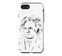 Ludwig Van Beethoven Compositeur Musique Classique Pianiste Art Coque pour iPhone SE (2020) / 7/8