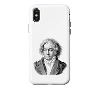 Ludwig Van Beethoven Compositeur Musique Classique Pianiste Art Coque pour iPhone X/XS