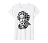 Ludwig Van Beethoven Compositeur Musique Classique Pianiste Art T-Shirt Graphique avec Valeur