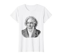 Ludwig Van Beethoven Compositeur Musique Classique Pianiste Art T-Shirt Graphique avec Valeur