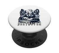 Ludwig Van Beethoven Génie de la Musique Classique PopSockets PopGrip Adhésif