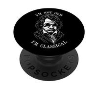 Ludwig Van Beethoven Je ne suis Pas Vieux, Je suis de la Musique Classique et drôle PopSockets PopGrip Adhésif