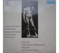 Ludwig van Beethoven - Josef Suk , Czech Philharmonic Orchestra, The , Franz Konwitschny - Konzert Für Violin Und Orchester D-dur Op. 61 - ETERNA - 8 26 220