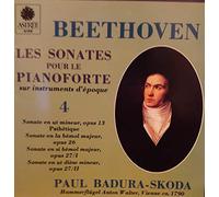 Ludwig van Beethoven : Sonates No 8 "Pathetique", 12 "Marche funebre", 13 "Quasi una fantasia", 14 "Clair de lune".