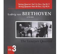 Ludwig van Beethoven - The Taneyev Quartet: Vol. 3
