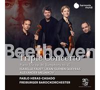 Beethoven: Triple Concerto Opus 36 Isabelle Faust (Violoncelle), Jean-Guihen Queyras (Violoncelle), Alexander Melnikov (Piano), Ludwig Van Beethoven (Compositeur), Pablo Heras Casado (Chef d'orchestre), Freiburger Barockorchester (Interprète)