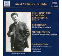 Ludwig van Beethoven Violin Concertos (Kreisler, Lpo) (CD) Album