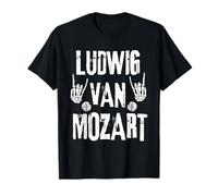 Ludwig Van Mozart Rock Punk Musique Classique Humour T-Shirt
