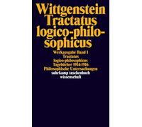 Tractatus logico-philosophicus – Tagebücher 1914–1916 – Philosophische Untersuchungen – Werkausgabe in 8 Bänden, Band 1 – Suhrkamp Verlag