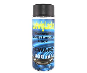LudwigLacke 1 bombe de laque pour pare-chocs noire, laque spéciale pour pare-chocs en plastique