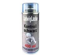 LudwigLacke Peinture de contrôle noir mat - Bombe aérosol de peinture auto - Qualité supérieure - 400 ml