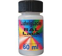 LudwigLacke RAL 9005 Stylo de retouche noir profond mat 60 ml avec pinceau