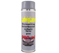 LudwigLacke Spray de protection contre les chutes de pierres - 500 ml - Gris - Recouvrable avec peinture de voiture