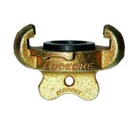 Lüdecke Lüdecke Raccord de fermeture pour sabots DIN 3489, fonte malléable, sans chaîne Quantité:1