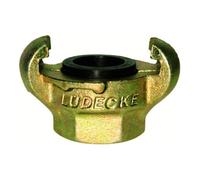 Lüdecke Lüdecke Raccord fileté pour griffes DIN 3489, fonte malléable, IG 3/8", SW22 Quantité:1