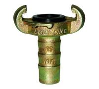 Lüdecke Lüdecke Raccord flexible pour griffes DIN 3489, fonte malléable, embout 10 mm, 3/8 Quantité:1