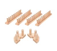 Lueear Métier à tisser pour couverture épaisse | Cadre en bois de 162,6 cm - Métier à tricoter réglable - Pour adultes débutants - Bricolage - Tissage - Décoration d'intérieur - Jetés de table