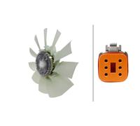 Lüfter Motorkühlung 24 V 6 pôles HELLA 8MV 366 438-271 pour SCANIA P I