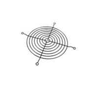 Ventilateur PC InLine Lüftergitter metall - schwarz - 140x140mm