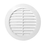 Lüftungsgitter Ø 70 mm rund weiß Insektennetz Abluftgitter Zuluft Abluft Gitter Lüftung T75