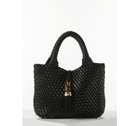 Luella Grey Luella Grey Black Suky Medium Woven Cross-Body Bag