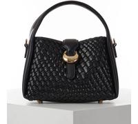 Luella Grey Luella Grey Maggie Weave Cross-Body Black Bag