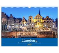 Lüneburg - Rosenzauber zwischen Backstein und Romantik (Wandkalender 2027 DIN A3 quer), CALVENDO Monatskalender: Auf den Spuren beliebter TV-Geschichten.