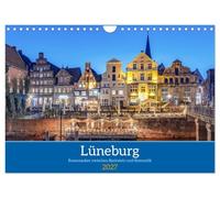 Lüneburg - Rosenzauber zwischen Backstein und Romantik (Wandkalender 2027 DIN A4 quer), CALVENDO Monatskalender: Auf den Spuren beliebter TV-Geschichten.