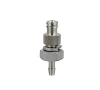 Luer Lock Adaptateur d'extension pneumatique en acier inoxydable, connecteur de seringue fileté en métal, connecteur Luer Lock mâle à femelle, 1/5/10 pièces (1 pièce)