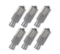 Luer Lot de 6 adaptateurs d'extension Luer Lock | Connexions métalliques d'extension scellées anti-fuites pour atelier agricole industriel maison automobile