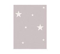 Lueur dans le noir étoiles Papier peint taupe
