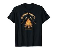 Lueur d'automne Lors d'une Nuit De Feu De Joie T-Shirt