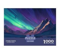 Lueur éphémère Puzzle 1000 Pièces Lueur éphémère Paysage - Qualité Premium, Pièces Épaisses, Moment Détente pour Adultes & Ados, Poster Inclus, Boîte Cadeau, Format 52x38cm/1000pcs