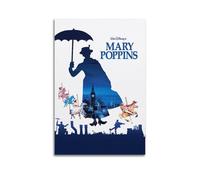 LUEXUHEY Impression sur toile de Mary Poppins sans cadre pour salon, chambre à coucher, décoration murale d'intérieur moderne, cadeau - 30 x 45 cm