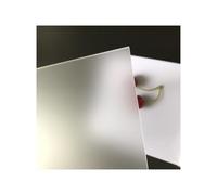 LUFAA 1pc 2 mm Simple Matt Cristal Clair Transparent Transparent en Plastique Acrylique Panneau PMMA givré for Les Signes (Color : 2mm, Size : 200x200mm)