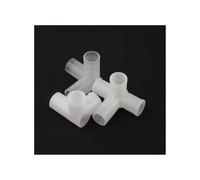 LUFAA 4 pièces diamètre intérieur en Plastique 12mm 16mm 20mm 25mm PE connecteur en té Quatre Cinq Voies Joint Tuyau Adaptateur raccords de Garde-Robe (Color : 4 Way Connector, Size : 16mm)