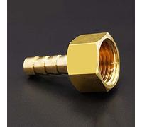 LUFAA 6mm 8mm 10mm 12mm 14mm Tuyau Barb X M12 M14 M16 M18 M20 M22 Filetage Femelle Métrique Raccord De Tuyau en Laiton Adaptateur Coupleur Connecteur 2pcs (Size : 8-M22x1.5)