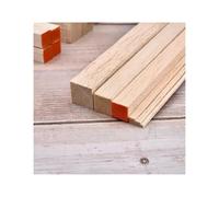 LUFAA Balsa Bois Artisanat Carré Cudgel Modèle 2/3/4/10/12/15mm Bâtiment Sculpture Artisanat Bricolage Accessoires Balsa Bâton 2 pièces (Color : 500X10X10-2PCS)